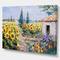 Designart - Sunflower Farm - Floral Painting Print on Wrapped Canvas